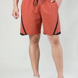CHKOKKO Men Mid-Rise Gym Sports Shorts-image-8
