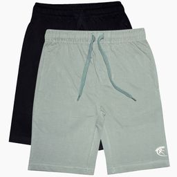 KiddoPanti Boys Pack of 2 Pure Cotton Sports Shorts-image-61