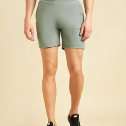 Sweet Dreams Men Green Mid-Rise Sports Shorts-picture-47