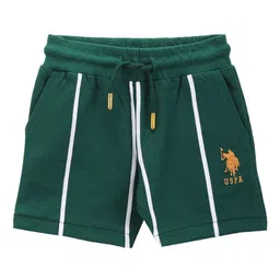 U.S. Polo Assn. Kids Boys Mid-Rise Striped Shorts-35