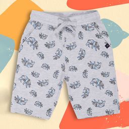 3PIN Boys Mid-Rise Tropical Printed Cotton Outdoor Shorts-13
