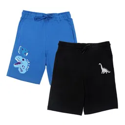 YK Boys Pack Of 2 Printed Casual Shorts-image-20