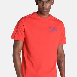 Puma Men DECOR8 Colour Block Cotton Sports T-shirt-image-56