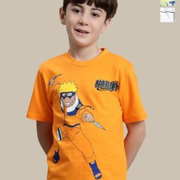 Kids Ville Boys Pack Of 3 Dragon Ball Z Printed Pure Cotton Tshirts-image-67