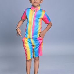 BAYA COUTURE Boys Shirt with Shorts-image-12