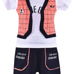 Wish Karo Boys Printed Cotton Blend T-shirt with Shorts-image-75