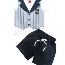 BAESD Boys Printed T-Shirt With Shorts-image-77