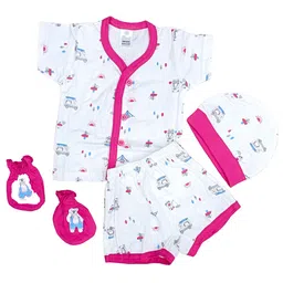 BAESD Infants 4-Pcs Pure Cotton Baby Apparel Gift Set-11