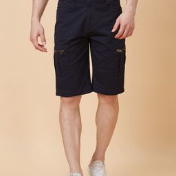 Globus Men Regular Fit Stretchable Cargo Shorts-picture-54