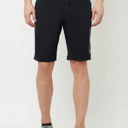 Octave Men Navy Blue Solid Shorts-image-37