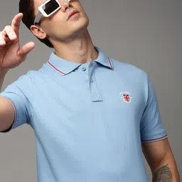 ONN Polo Collar Short Sleeves Pure Cotton T-shirt-image-38
