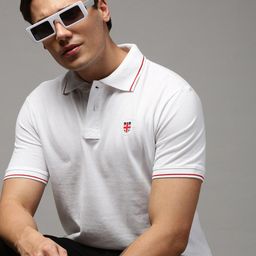 ONN Polo Collar Short Sleeves Pure Cotton T-shirt-picture-19