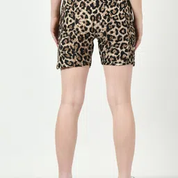 BAESD Women Multicoloured Checked High-Rise Technology Shorts image 4