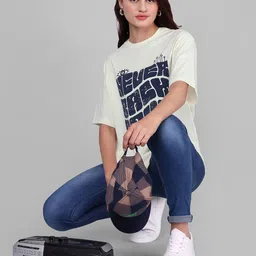 The Roadster Lifestyle Co Typography Printed Round Neck Short Sleeves Cotton Tshirt-picture-26