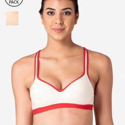 KOMLI Off Pack Of 2 Workout Bra Lightly Padded-image-4