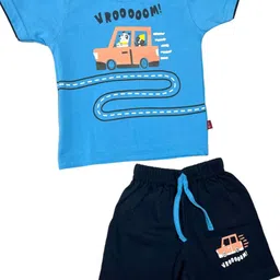 BAESD Unisex Kids Printed Top with Shorts-image-54