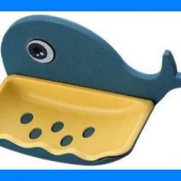 (PACK OF 2)Fish Shape Cute Adhesive Waterproof Wall Mounted Soap Dish-image-71