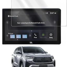 CEASE PROTECTOR Edge To Edge Screen Guard for Toyota Hycross GX (8 inch) Navigation & Infotainment System (Company Fitted HD+ Ultra Clear Glass)(Count:1)-16