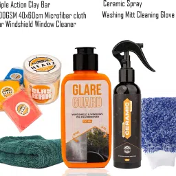Clay Bar, Microfiber cloth, Cleaning Glove, Ceramic Coating, Windshield Cleaner Combo-10