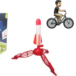 Extreme Air Foam Rocket Toy Jump, Stomp, and Launch for Fun (Multicolor)-6
