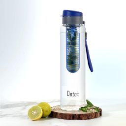 Fruit Glass Water Bottle Detox Infuser Glass Bottle for Fridge 750 ml Water Bottle-image-16
