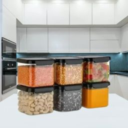 Plastic Cookie Jar - 500 ml-image-24
