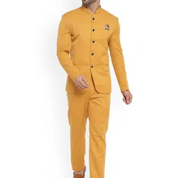 REFULGENT Bandhgala Two-Piece Party Suit-picture-5