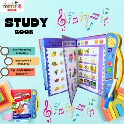 toytopio Intelligence Study Book Toy for Kids| Interactive Learning with Sounds & Buttons image 5