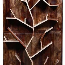 Solid Wood Close Book Shelf-image-63