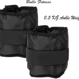 0.5 KG PAIR ANKLE/ WRIST WEIGHT FITNESS BANDS FOR MEN & WOMEN Black Ankle & Wrist Weight-39