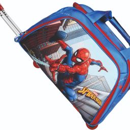 52 L Strolley Duffel Bag - Novex Spider Man Duffle bag For Travel Kids / Travel Duffle Trolley Bag - Blue - Regular Capacity-9