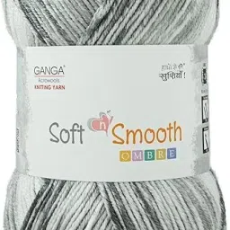 Ganga Acrowools Wool Yarn Soft&Smooth Shade No-Ss03, 200Gram, Multicolor-image-58