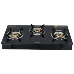 Croma AG279207 Toughened Glass Top 3 Burner Manual Gas Stove (ISI Certified, Black)-picture-28