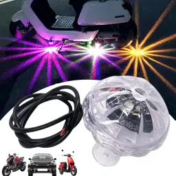 aksmit Front, Rear, Side LED Indicator Light for Universal For Bike Universal For Car-0