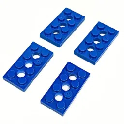 yellow tommy Technic Plate 2x4 with 3 Holes (3709B) –Durable Building Blocks - Pack of 20 image 5