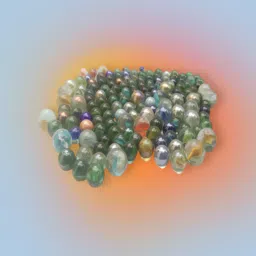 150Pieces Mix OR Multicolour Kanche Glass Marble Ball_a53-image-78