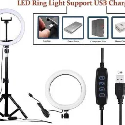 Planetoid 26CM RING FILL LIGTH DIMMABLE, 3 MODE OF LIGHT WITH MOBILE HOLDER STAND Ring Flash image 3