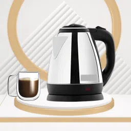 Electric Kettle with Stainless Steel Body, 1.5ltr for boiling Water,tea,EggsS208 Beverage Maker-image-70