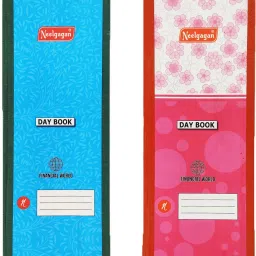 No.3 Day Book Without Cash Ruled Ordinary Binding Register Size (13.0cm X 34.0cm) 192 Pages 1-Part Daily Entry Bases Pack Of 2-image-36