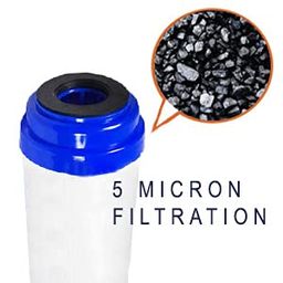 KRPLUS Reverse Osmosis RO Replacement Set of 3 Filter cartridges : Wound, GAC, CTO Carbon Block for undersink RO. 3 Pack. Size: 10"x2.5" image 4