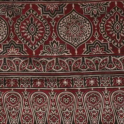 Dupatta Bazaar Black & Maroon Printed Block Print Dupatta image 3