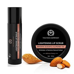 THE MAN COMPANY Men Set Of 2 Lightening Lip Balm & Lip Scrub-16