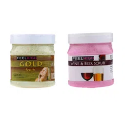 FEELHIGH Gold Face Scrub & Wine & Beer Scrub - 1000 ml-49