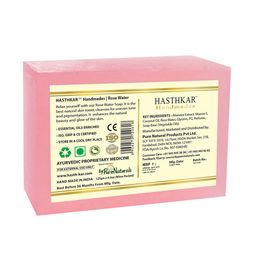 Hasthkar Set of 3 Handmade Rose Water Soap for All Skin Types - 125 g Each image 4