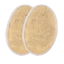 CareDone Set Of 2 Natural Bath Loofah Scrubber image 1