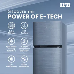 ifb 243 L Frost Free Double Door 2 Star Refrigeratorwith 7 in 1 Multi Mode with 360 Degree Cooling and Extraordinary Space Powered by E-Tech image 4
