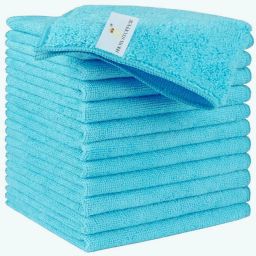 Large 13" x13” Highly Absorbent Microfiber Towels Cleaning Rags Dry Microfiber Cleaning Cloth-image-41