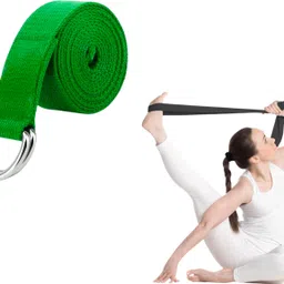 shopeleven Cotton Yoga Belt for Stretching Strap for Men & Women Fitness & Exercise Cotton Yoga Strap-picture-25
