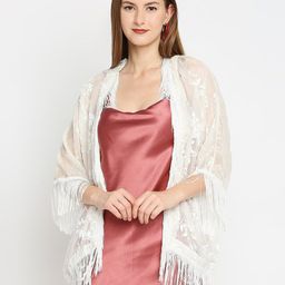 Cloth Haus India Women Printed Embellished Shrug-33