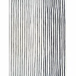 Rugberry White Striped Hand-Tufted Woollen Carpet-image-28